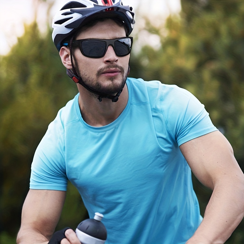 Mens Polarized Sports Sunglasses For Running Cycling Golf Fishing