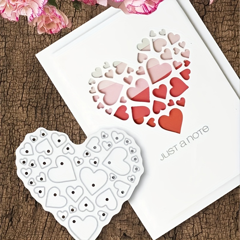 Heart Metal Cutting Dies Cut Die Mold Decoration Scrapbook - Temu