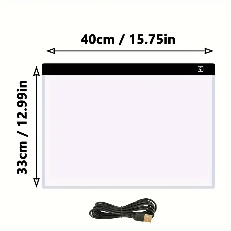 A3 Three Level Dimmable Led Drawing Board Light Pad - Temu