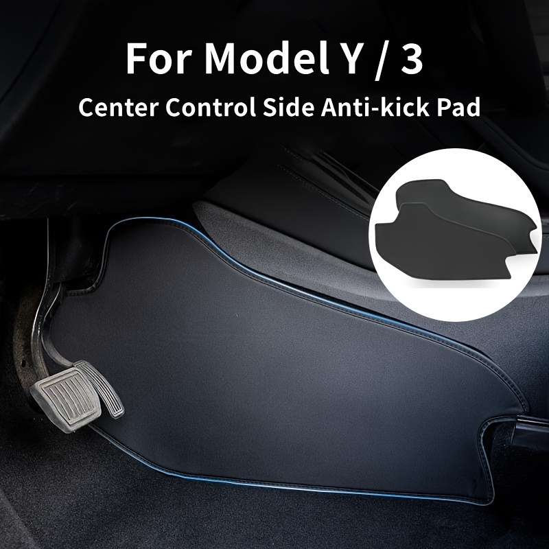 For For Model 3/y Center Control Side Anti kick Pad Pu - Temu Australia