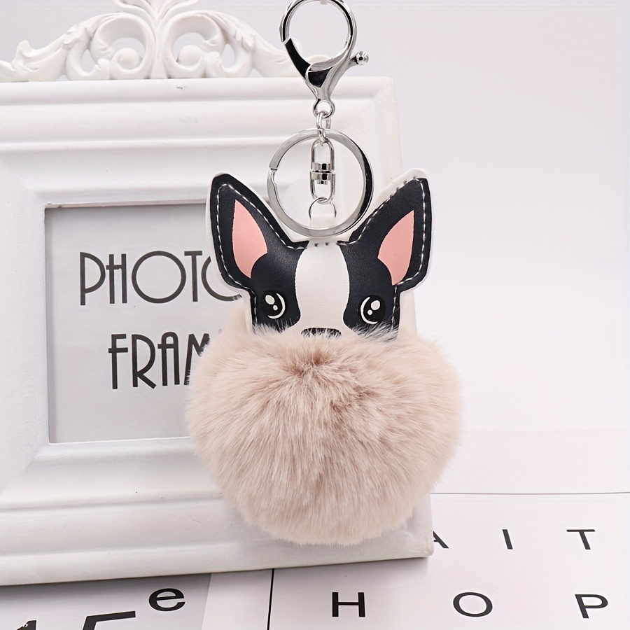 DIY Animal Pom Pom Keychains