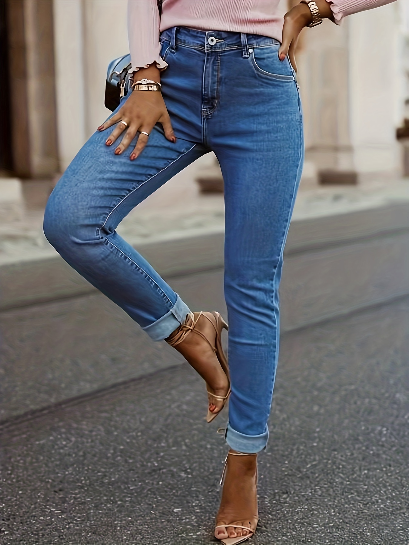 Basic Editions Women's Plus Classic Jean