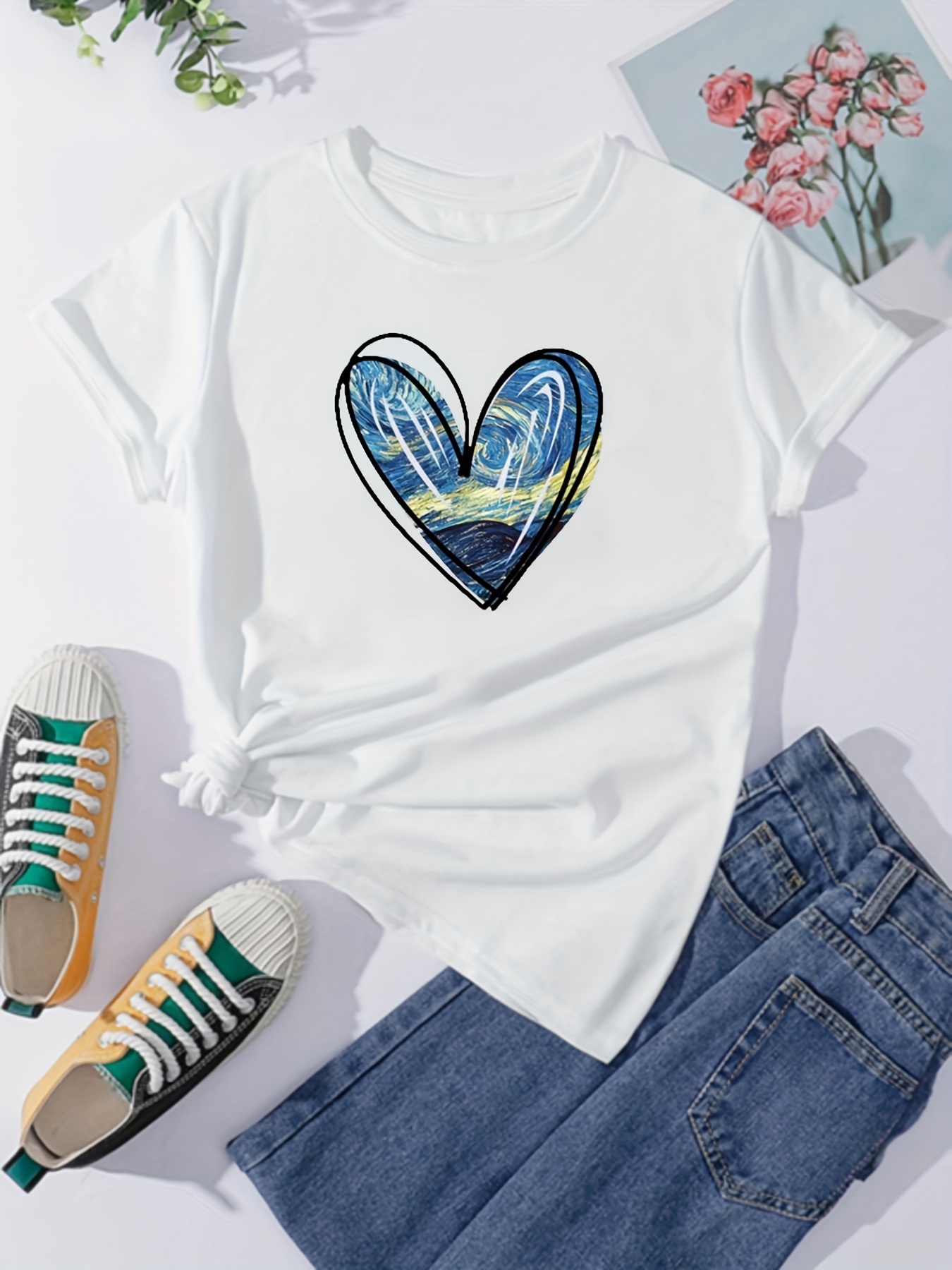 Heart Shirt - Temu