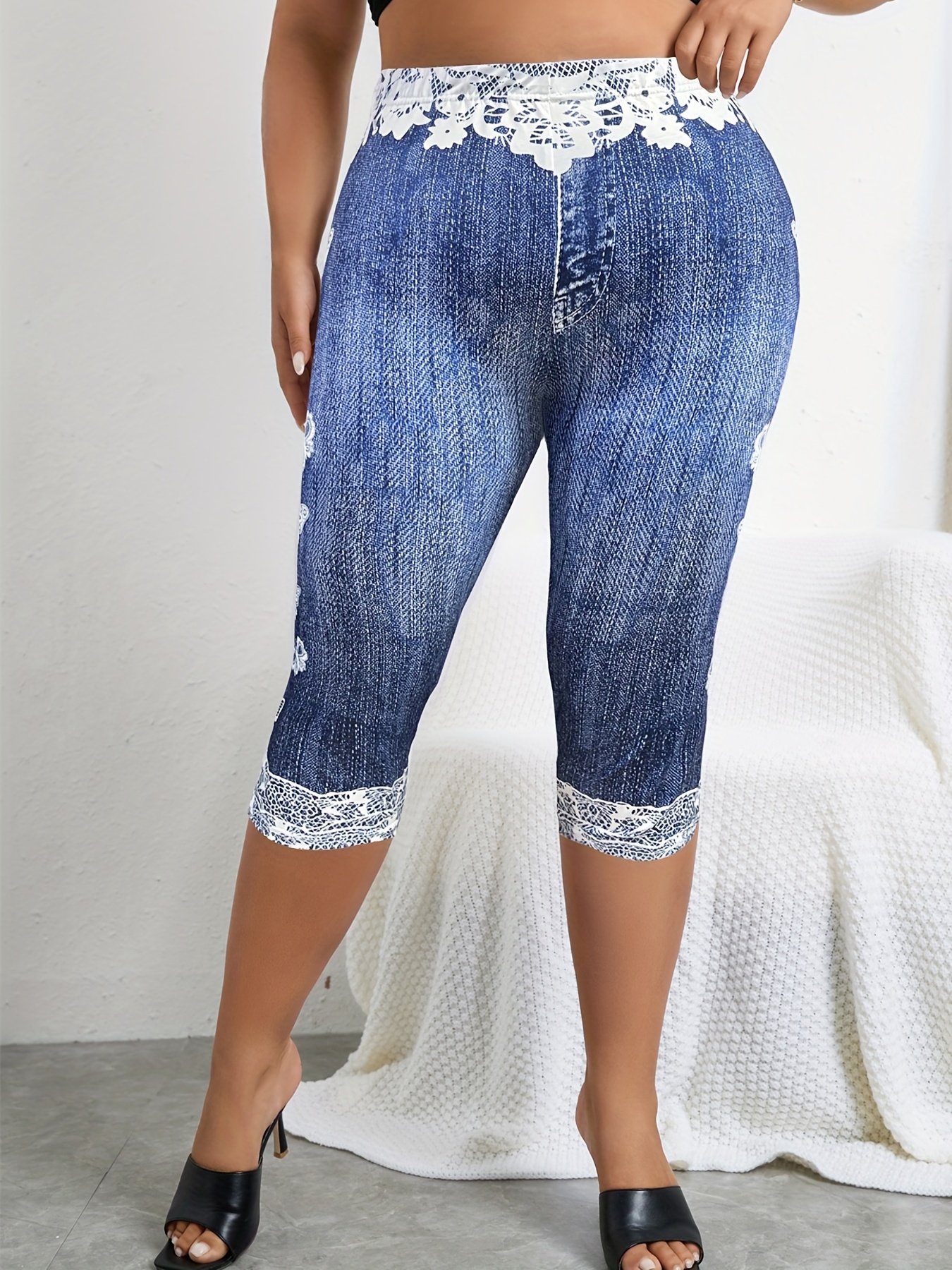 Pantalon capri mezclilla mujer new arrivals