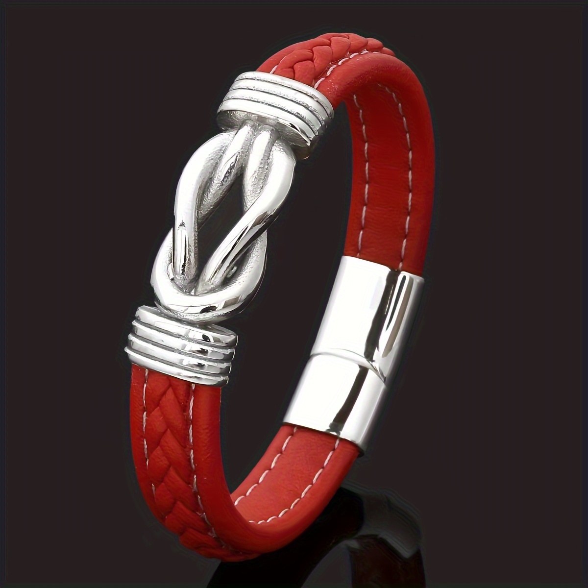 Men's Rope Braid Bracelet Men Red Thread Bracelet Attract - Temu