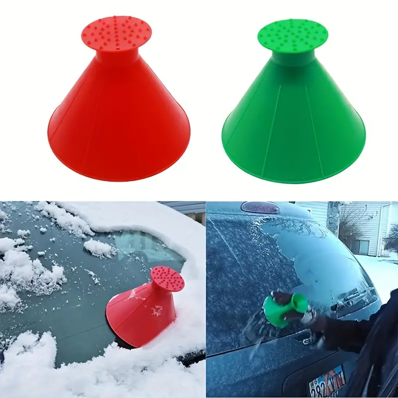 Magical Car Windshield Ice Snow Scraper Remover Tool Cone Shaped