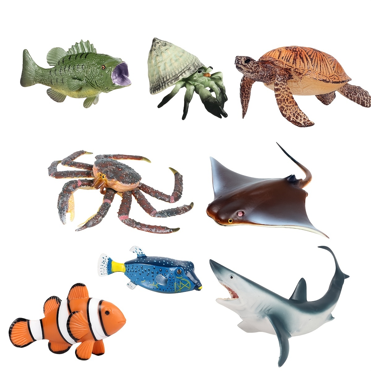  Warmtree Simulated Sea Life Animals Figurines Realistic Sea  Creature Model Plastic Ocean Animals Action Figure for Collection  (Horseshoe Crab) : Toys & Games