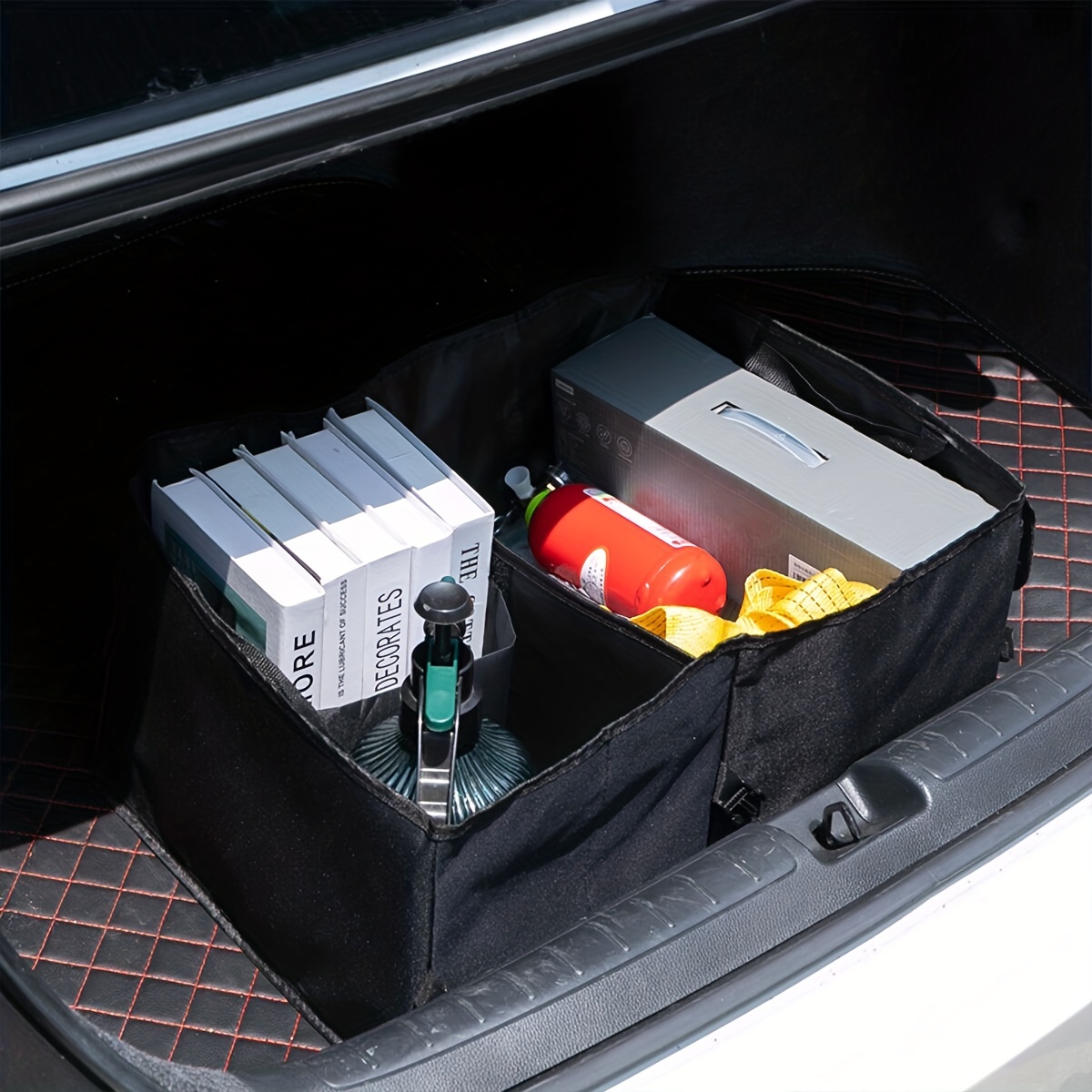 Auto Kofferraum Aufbewahrungsbox Leder Multifunktions Auto - Temu Austria