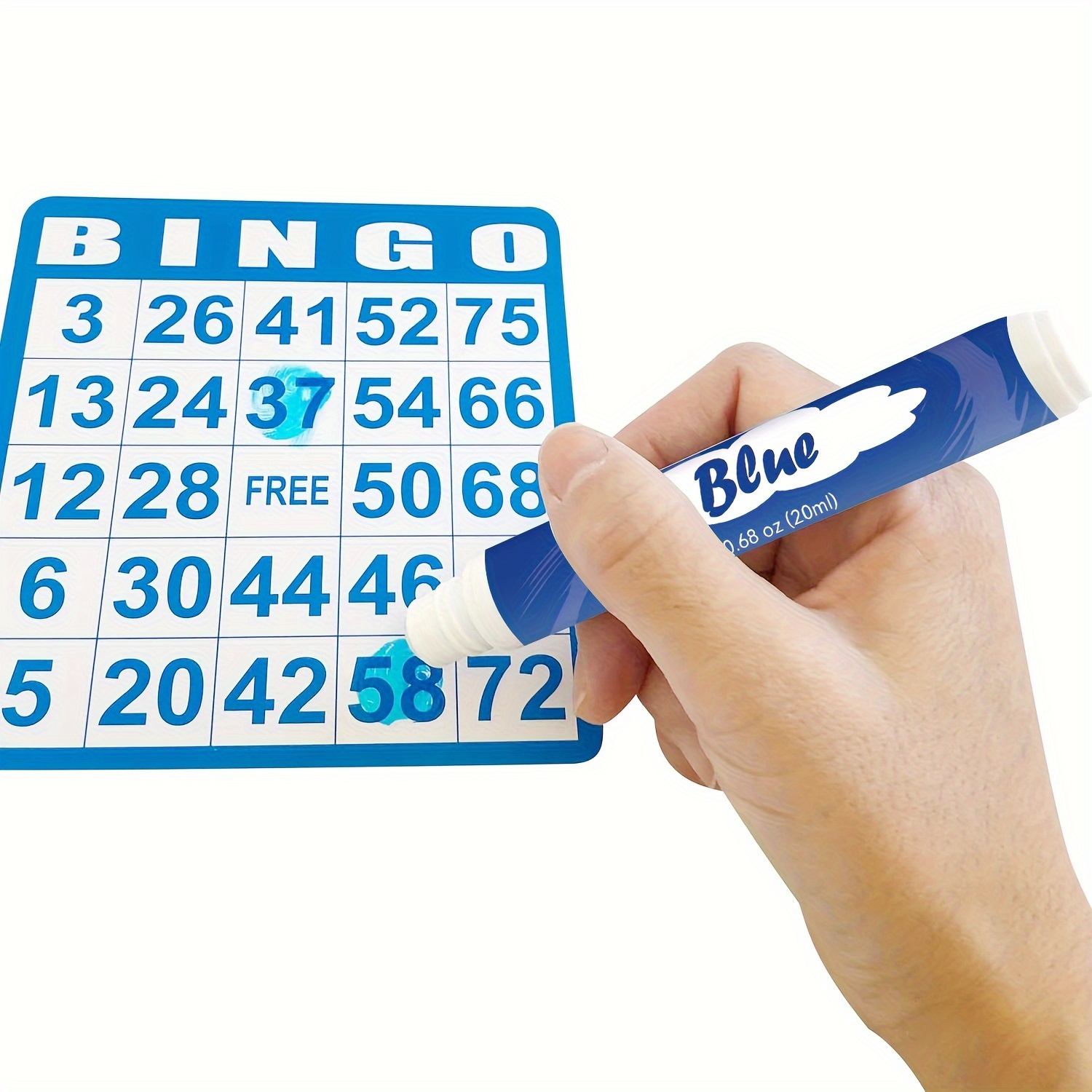 6 Colors Bingo Daubers washable Dot Markers Bingo Markers - Temu