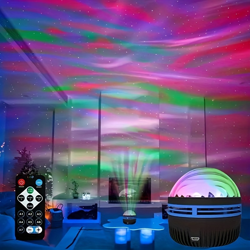 Projecteur LED UFO Aurora, veilleuse, étoile, galAct, lampe