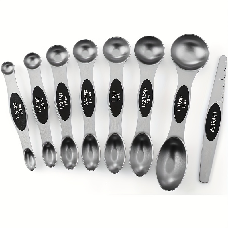 10Pcs Small Measuring Spoons Stainless Steel Mini Measuring Spoons Tad 1/4  tsp, Dash 1/8 tsp, Pinch 1/16 tsp, Smidgen 1/32 tsp, Drop 1/64 tsp for