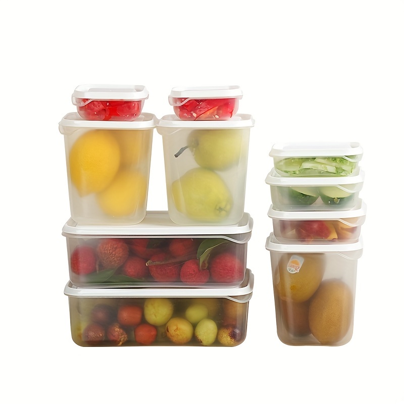 Refrigerator Food Plastic Storage Containers Microwaveable - Temu