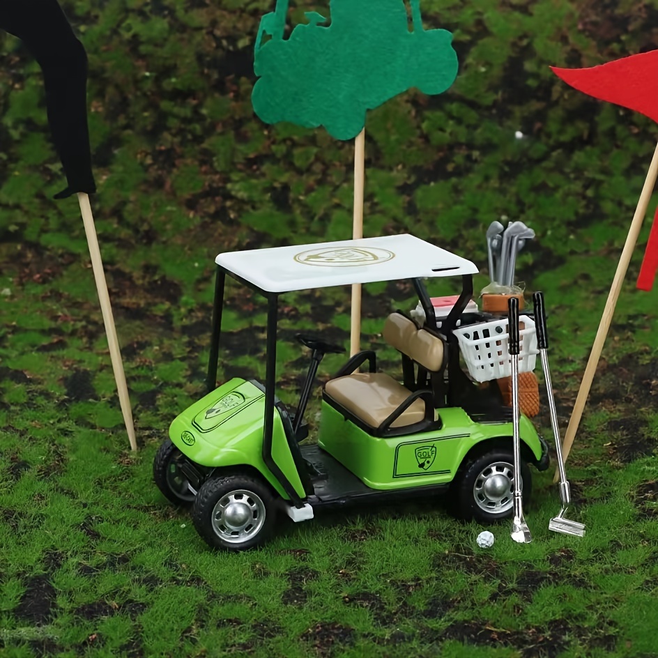 

1pc, Cute Golf Cart Model, Mini Creative Car Toy Model