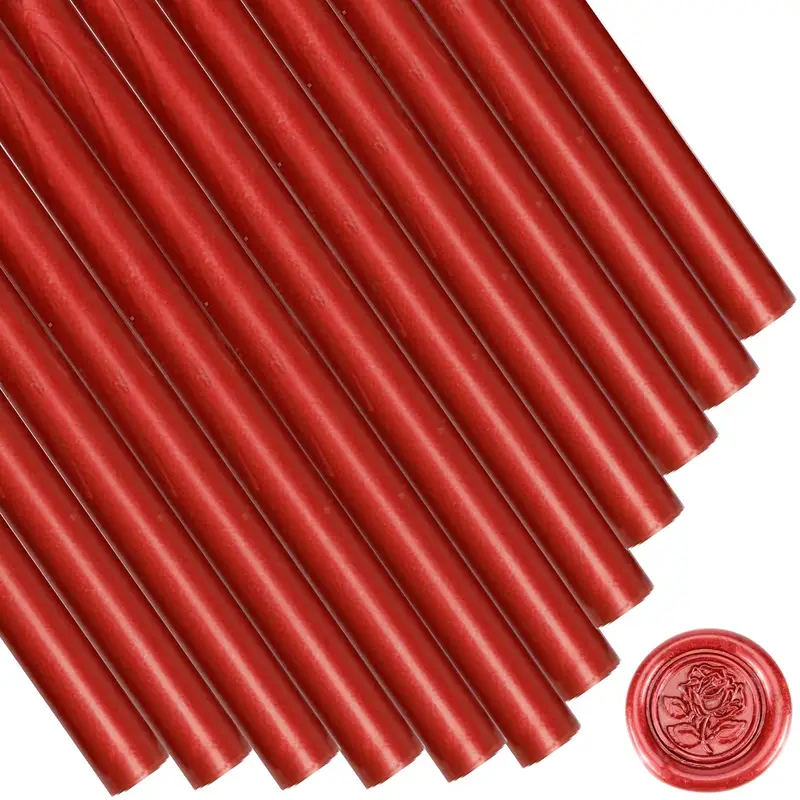 Flame Red Sealing Wax Sticks — Mina & Maud