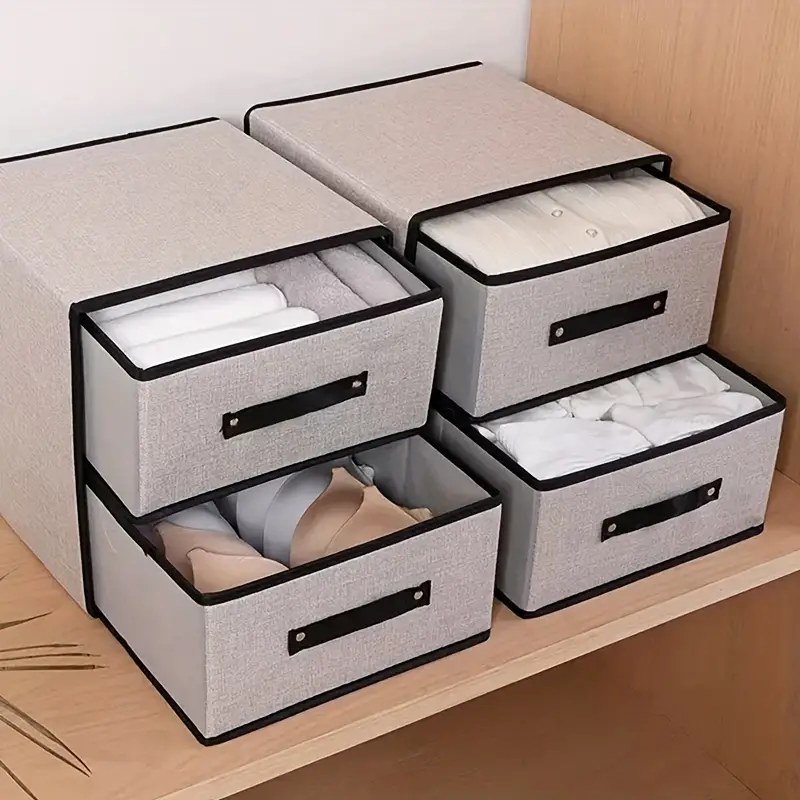 Fabric Storage Bin Two layered Two drawer Storage Box - Temu