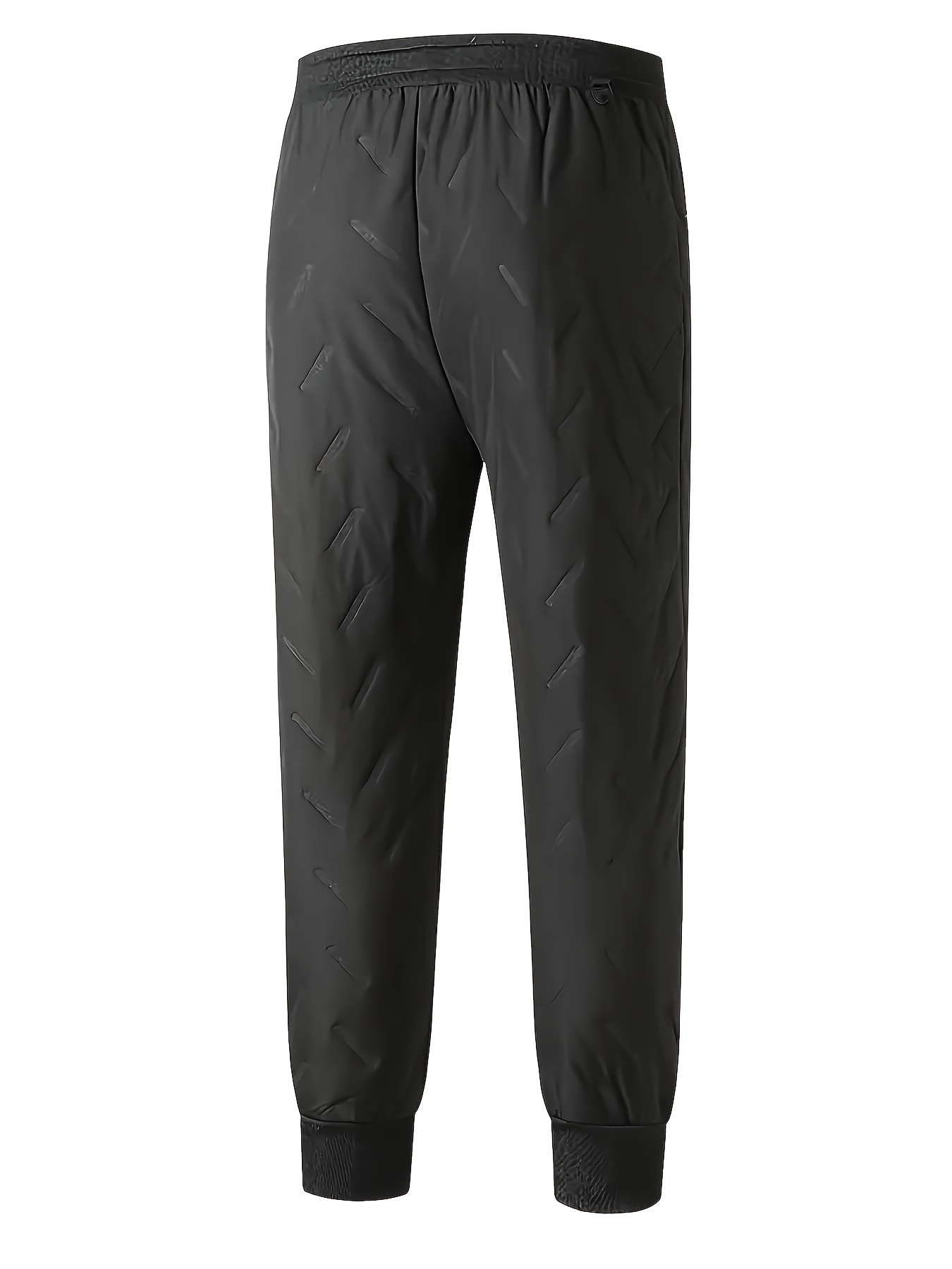Mens Thermal Sweatpanst Cotton Warm Winter Pants Outdoor Sports Joggers Fleece  Lined Drawstring Elastic Waist 