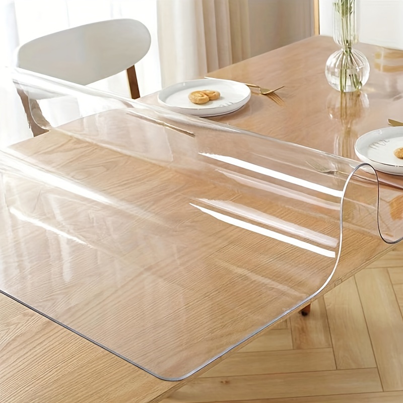 Film de protection de table mat étanche Rectangulaire Transparent