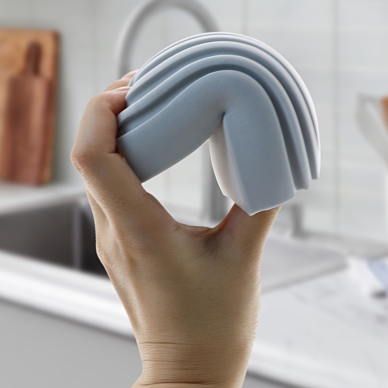JHIALG Esponja de limpieza húmeda, herramienta de limpieza reutilizable  para el hogar, esponja mágica para limpiar persianas, vidrio, zócalos :  : Hogar y cocina