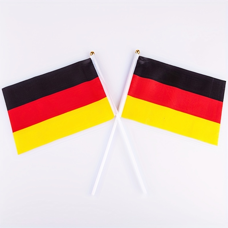 MOGADEE® Deutschland Flagge Kleine, 10 Stück Deutschland