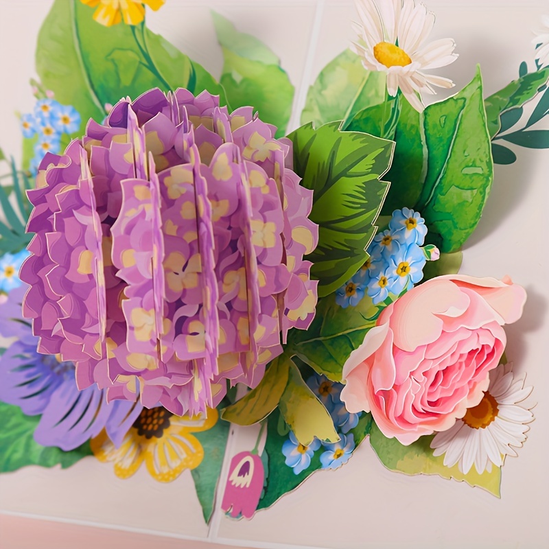 Paper Flower Bouquets, Handcrafted Pop Up Flowers