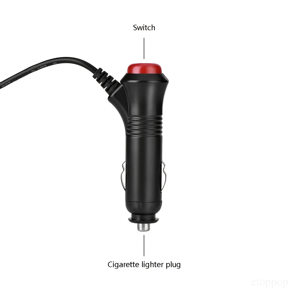 Cars Battery Clip Turn Cigarette Lighter Socket Adapter - Temu