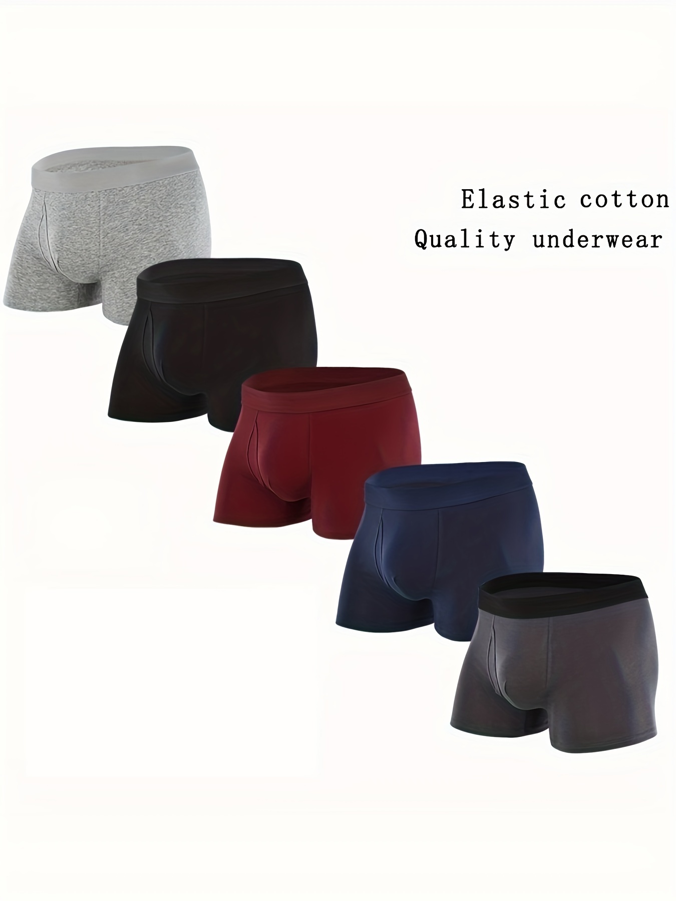 Random Color Men's Underwear Loose Breathable Soft Comfy - Temu