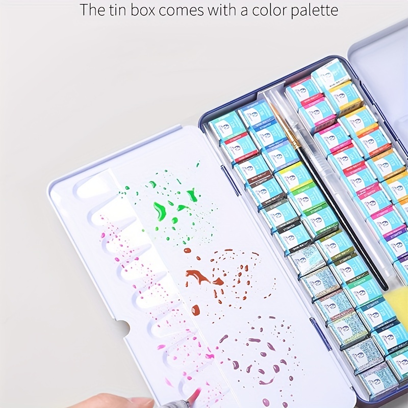 High Quality Empty Watercolor Palette Paints Tins Box for