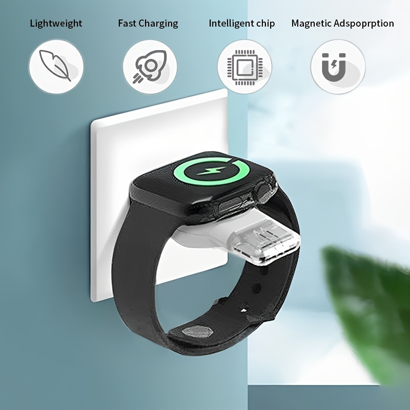 Caricabatterie Smartwatch Staffa Per Supporto Dock Stabile Per 7 6 5  Supporto Per Cavo Ricarica Veloce Adattatore Alimentazione Supporto Base