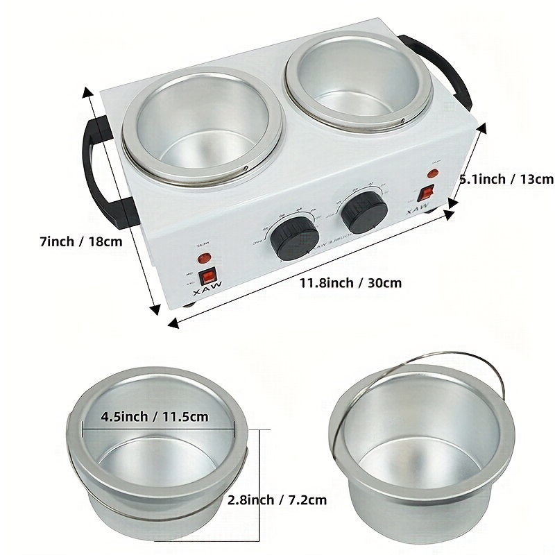 Professional Double Pot Adjustable Wax Warmer | NUDE U