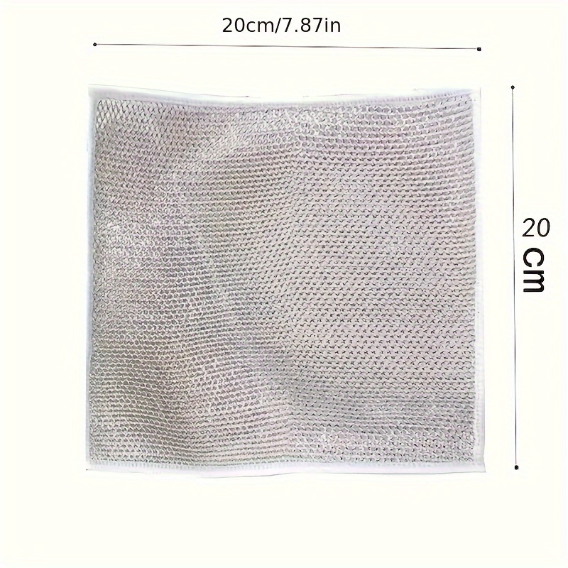 Steel wire cloth Dishwashing cloth Mesh non-oil dishwashing cloth