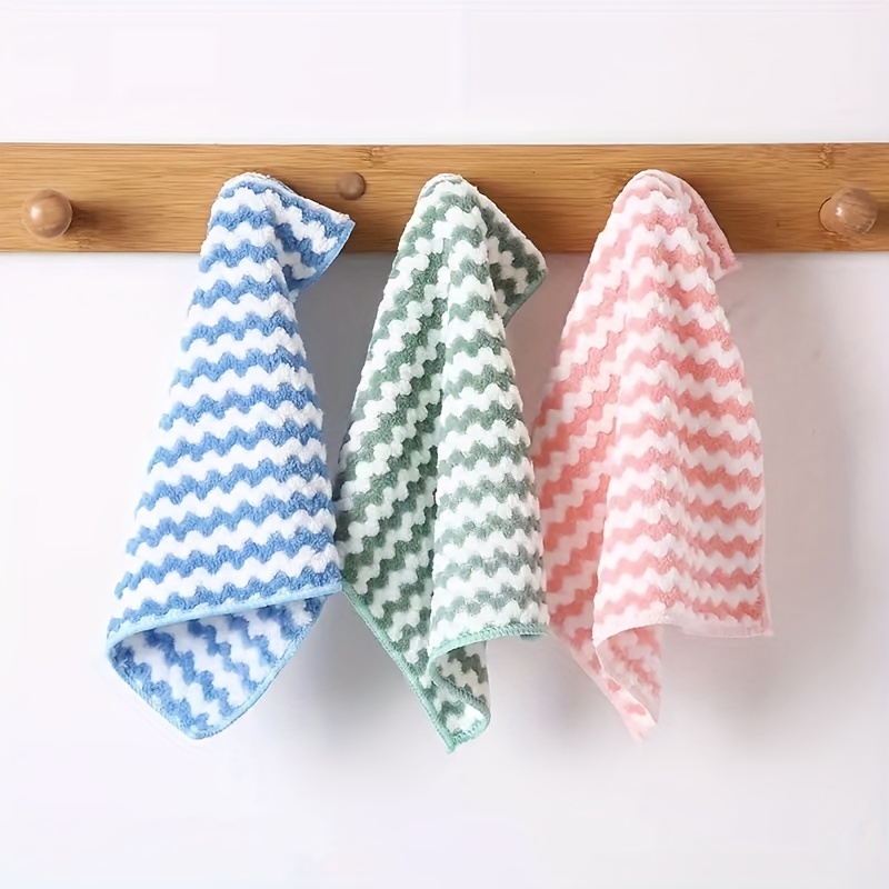 Solid Color Dish Towels, Soft Textured Dish Drying Mats, Striped Microfiber  Contemporary Hypoallergenic Cleaning Pad, Reusable And Washable Dish  Cloths, Super Soft Deep Absorbent Quick-drying Dish Towel, Cleaning  Supplies - Temu