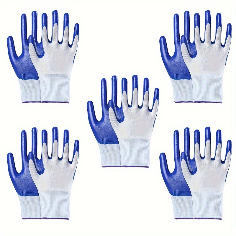 Safety Gloves Construction, Gloves Work Resistant Rubber