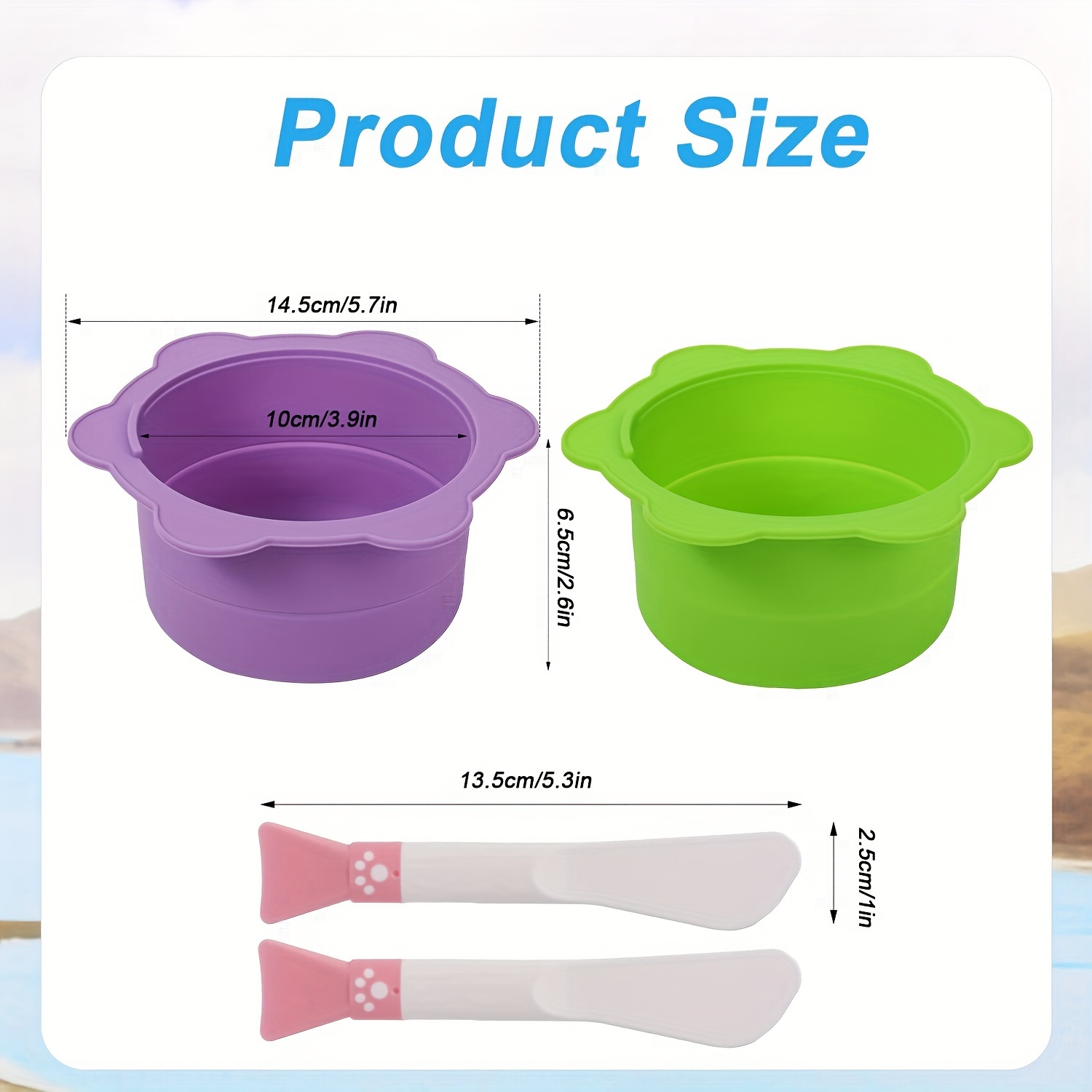 2pcs/set Silicone Wax Warmer Pot With Spatulas, Petal-shaped Silicone  Reusable Wax Heater Liners For Hair Removal, Today's Best Daily Deals