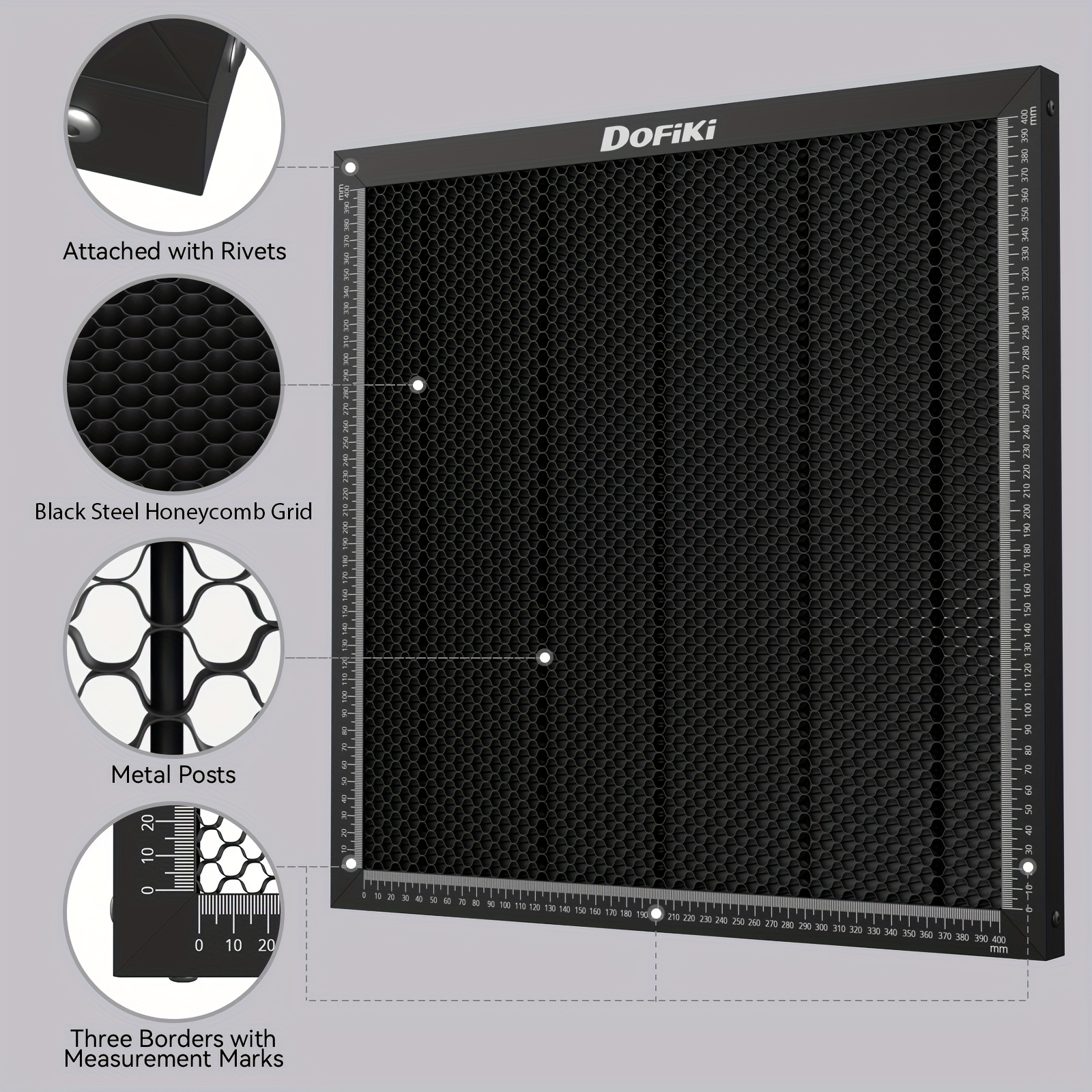 Comgrow Magnetic Honeycomb Laser Panel with Aluminum Plate