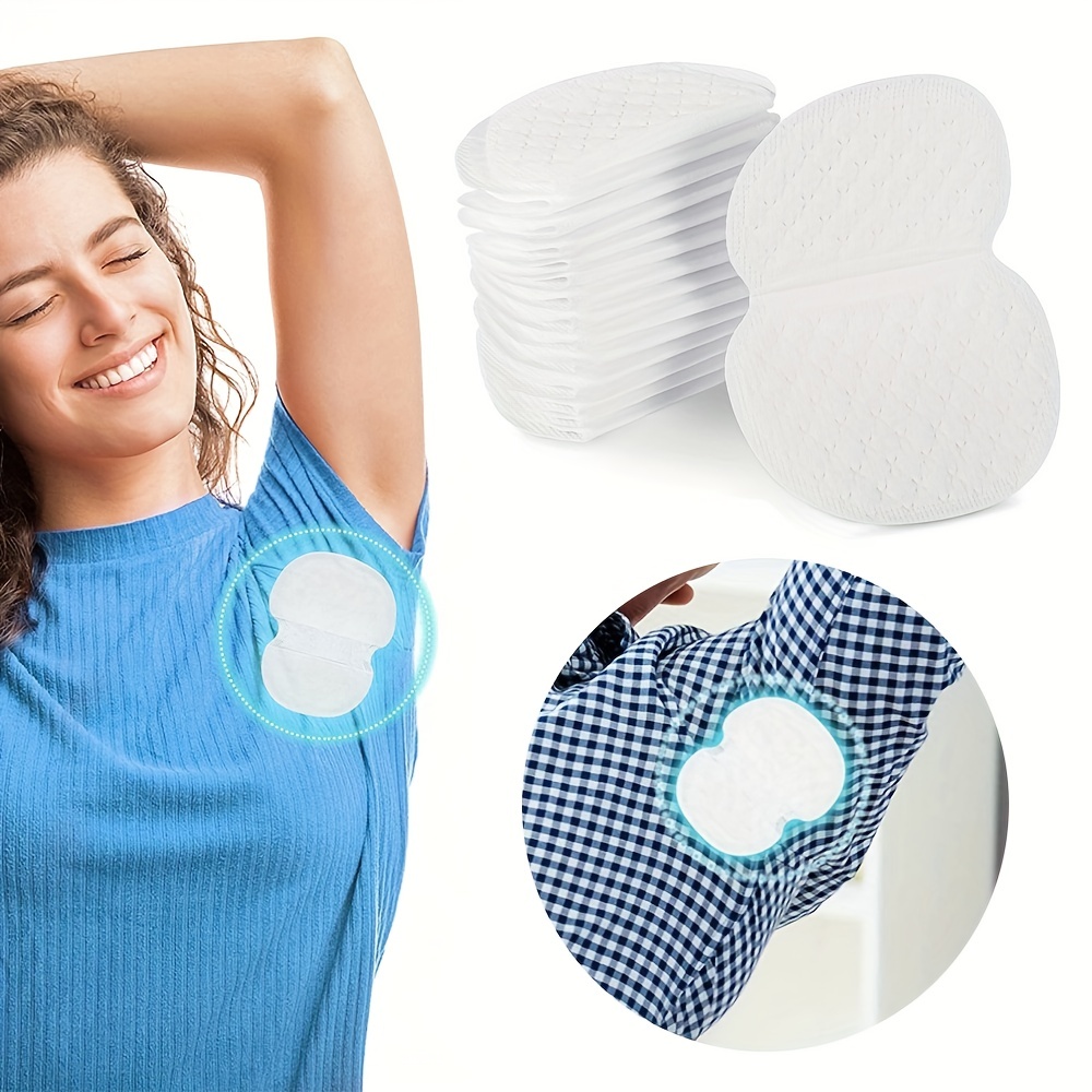 10pcs Underarm Sweat Pads Men & Women Thin Breathable Clothes Armpit Anti- sweat Stickers