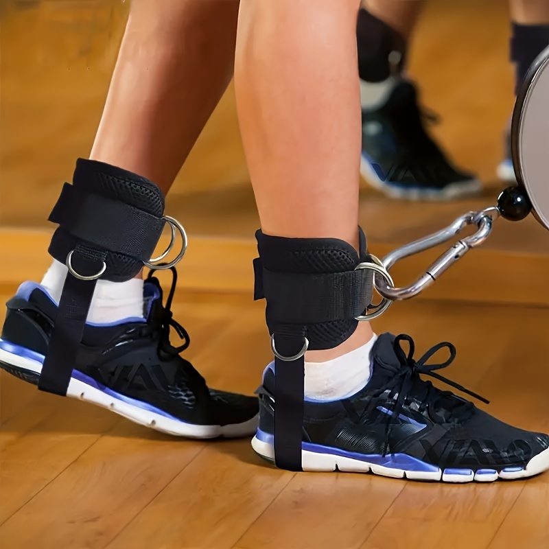 1/2pcs Sport Fitness Ankle Straps D-ring Adjustable Guard Strap