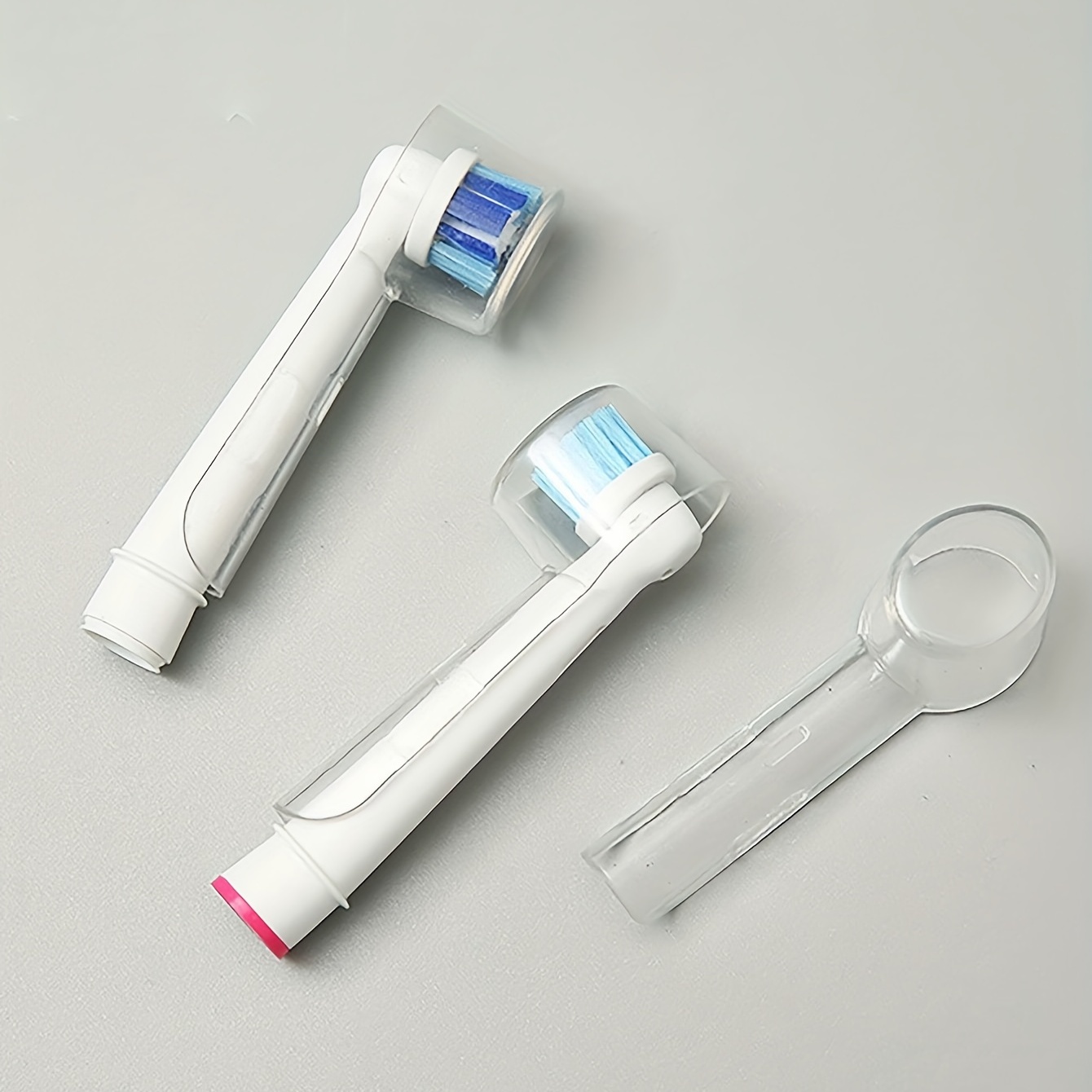 4x Copritestina per spazzolini elettrici in plastica compatibile OralB