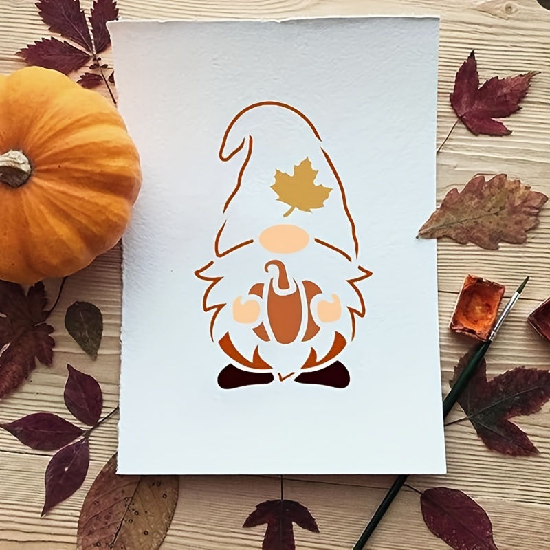 Fall Stencils Reusable,small Fall Stencil For Painting On Wood- Autumn  Templates For Thanksgiving Diy Crafts Ornaments Wood - Temu United Arab  Emirates