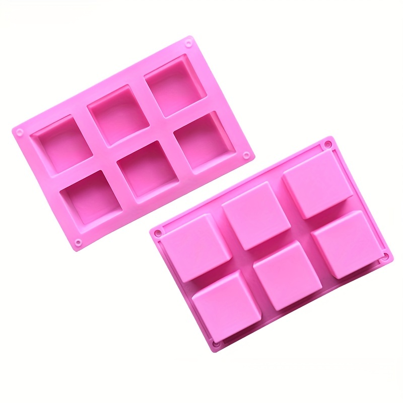 6 Cavity Silicone Square Mold