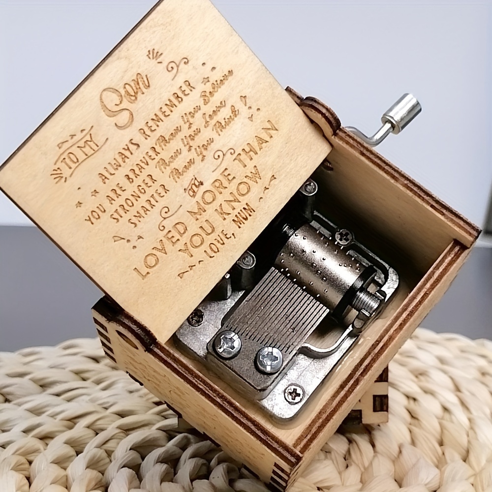 Wooden Music Box You Are My Sunshine For Daughter Son Wife Dad