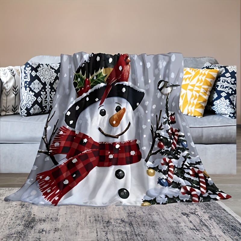 Grey discount christmas blanket