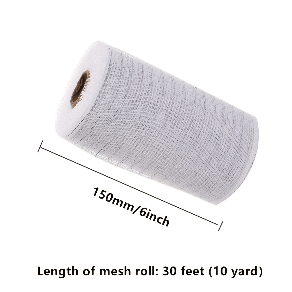 10 Yards Pp Mesh Yarn Roll Garland Making Material Christmas - Temu