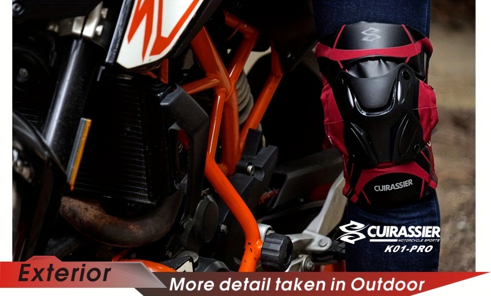  protective motorbike kneepad motocross motorcycle knee pads mx protector night reflective guards protection Product details 10