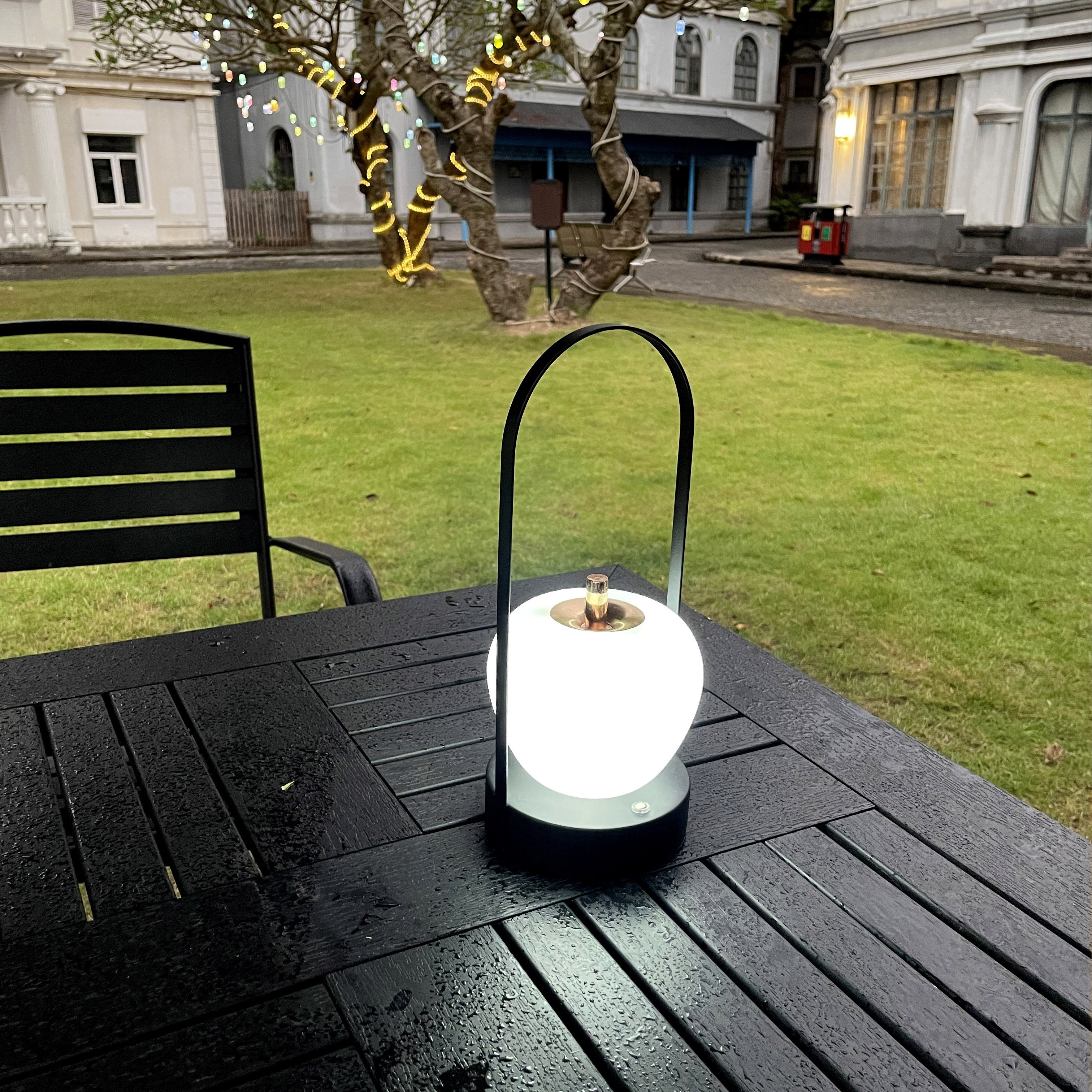 Carrie Portable Table Lamp: Outdoor