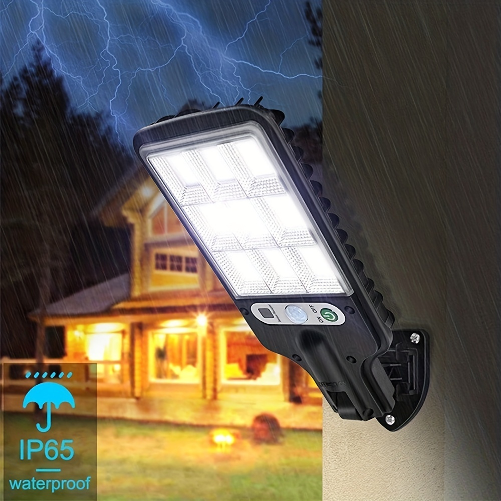 1pc Luz Solar Calle Exterior Luz Solar Led Sensor Movimiento - Temu Mexico