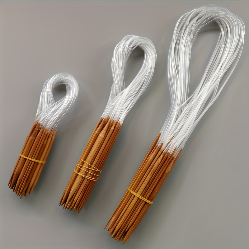 Bamboo Circular Knitting Needles Set for Crafting, Knitting
