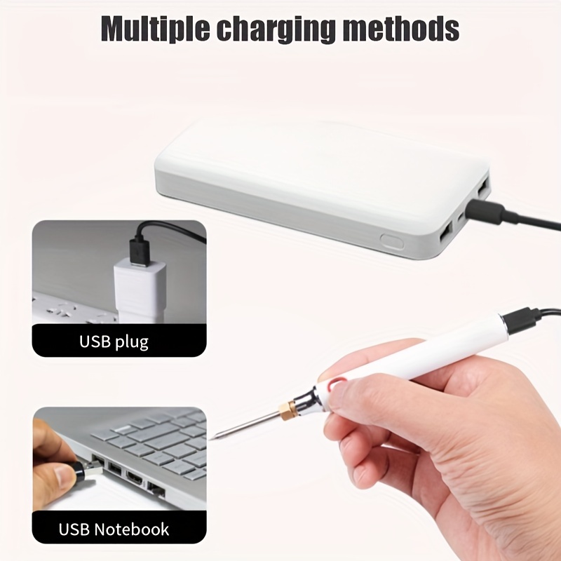 Solder Iron Usb Power Supply Adjustable Temperature - Temu