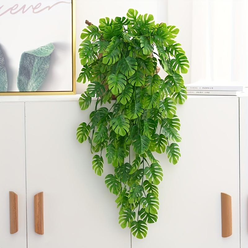 2pcs Artificial Hanging Plants 3.6ft Fake Ivy Vine Fake Ivy Leaves