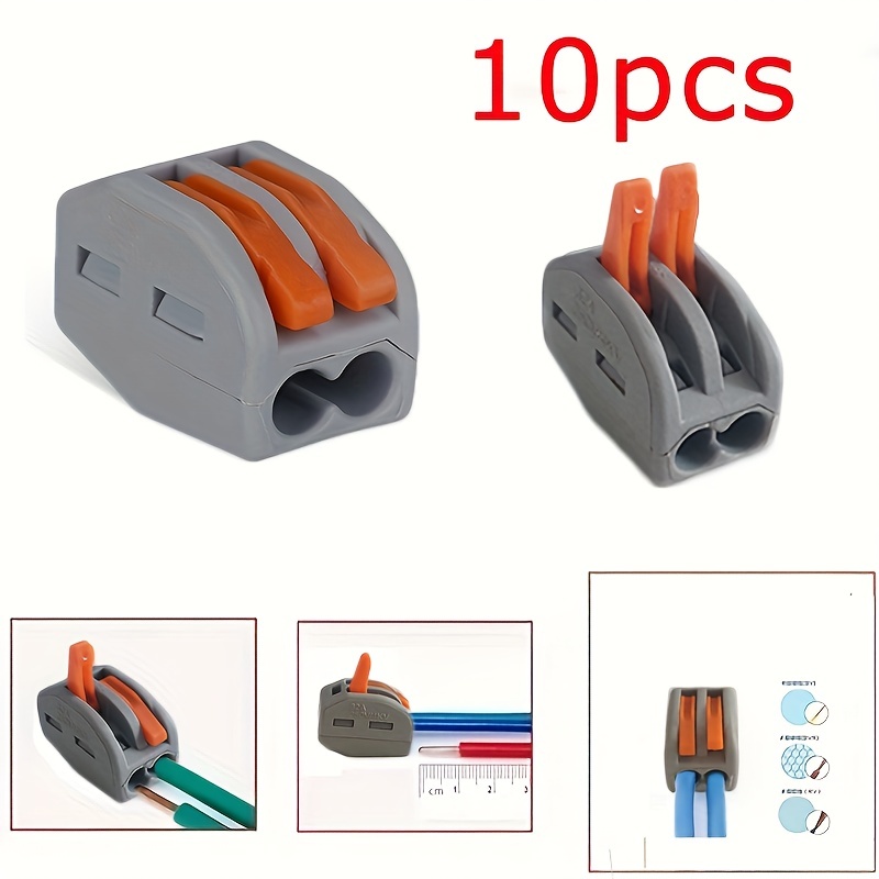 Connecteurs de fils Electriques Rapide WAGO 2 Broches