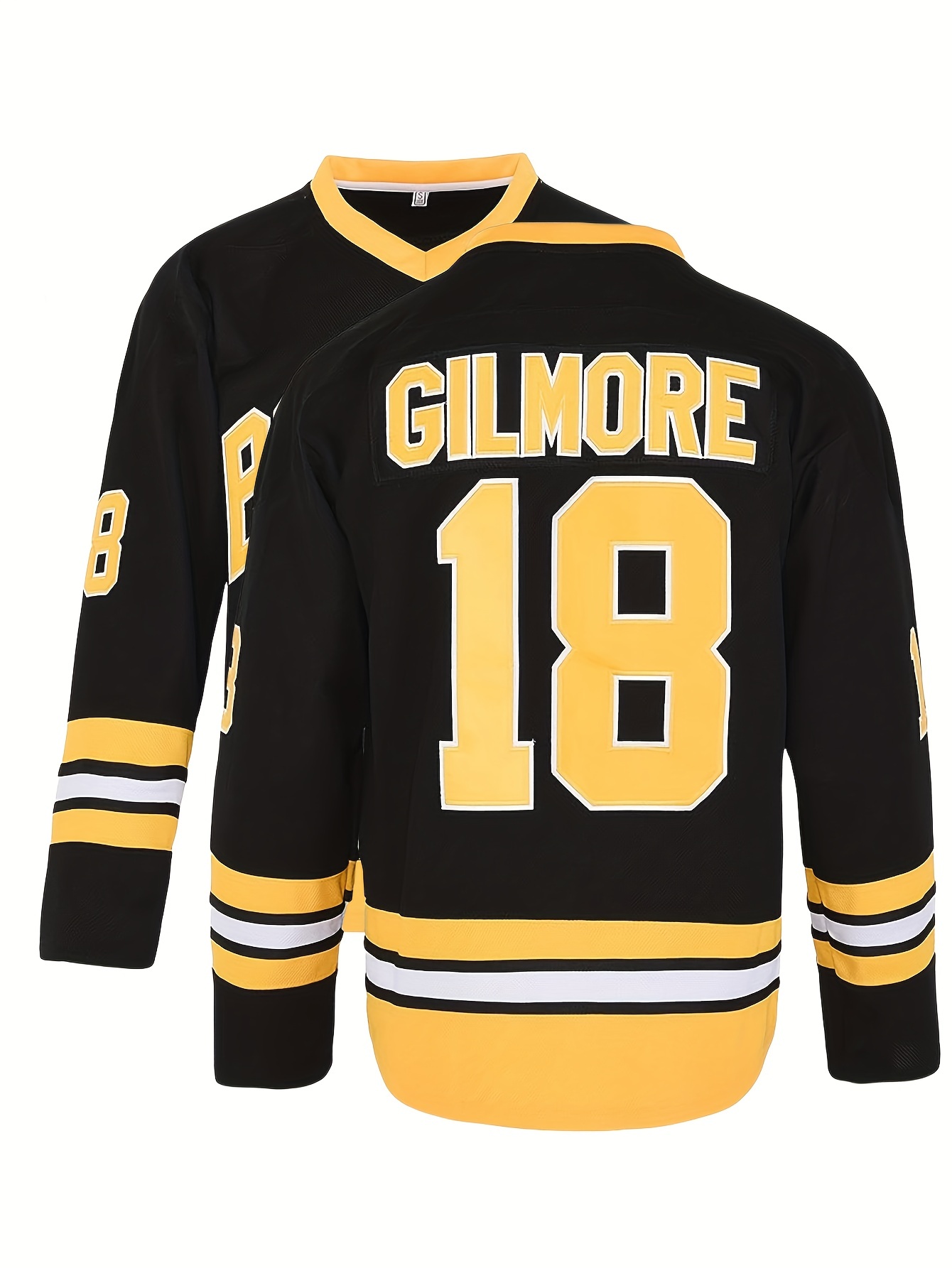 Happy Gilmore 18 Boston Men's Ice Hockey Jersey Stitched Black 